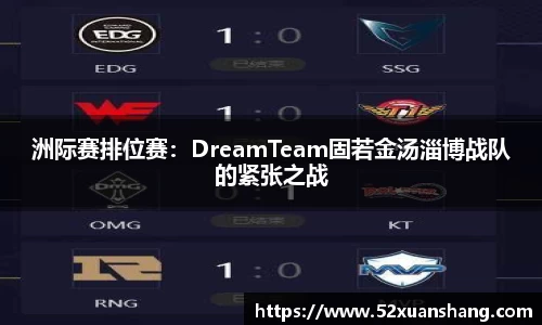 洲际赛排位赛：DreamTeam固若金汤淄博战队的紧张之战